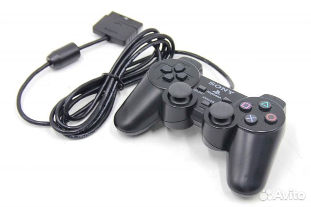 Геймпад проводной Sony DualShock 2 (Black) Черный