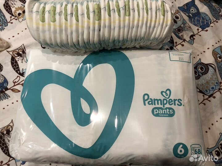 Памперсы трусики 6