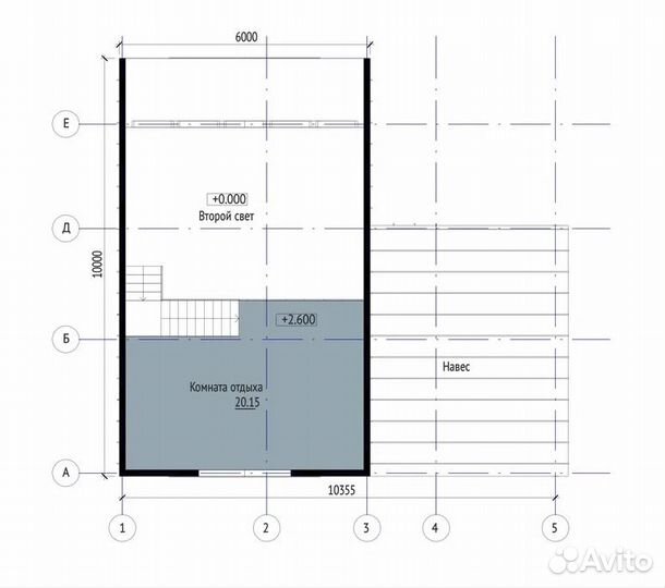 Проект дома barn house, барнхаус 100м2