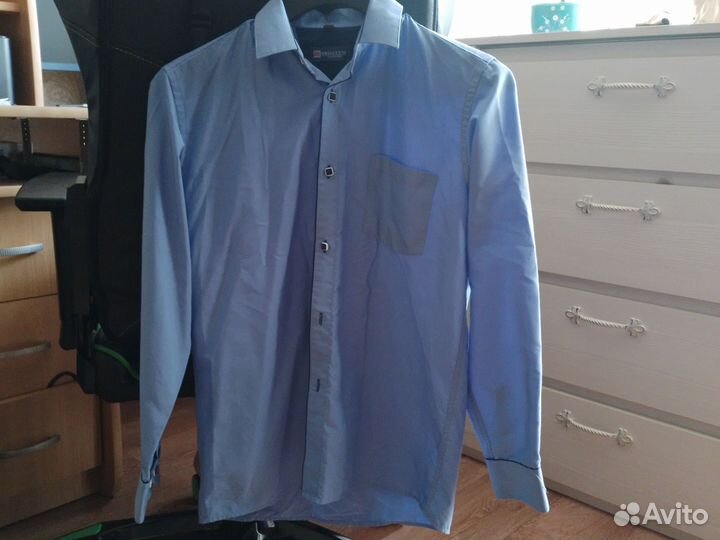 Рубашка школьная 140-146 на мальчика