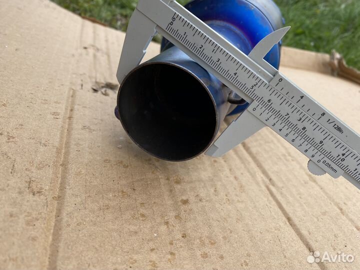 Глушитель прямоток на мотоцикл