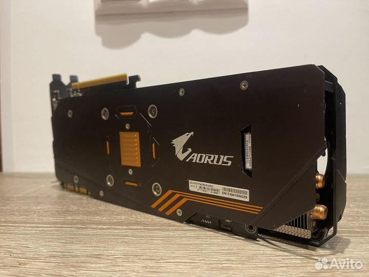 Видеокарта Gigabyte Aorus GTX1070Ti 8GB