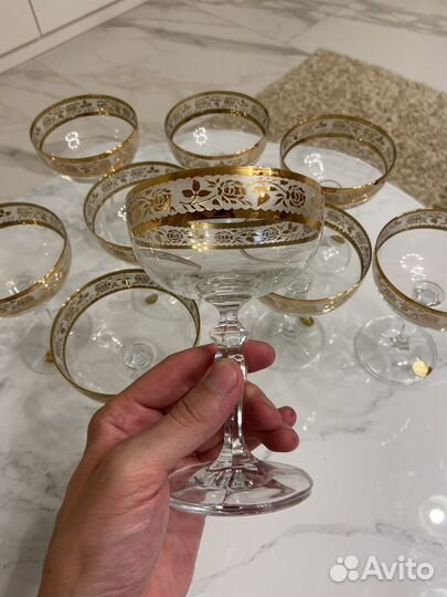 Фужеры СССР bohemia made in chehoslovakia