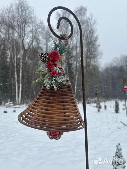 Новогрдний декор - колокольчик