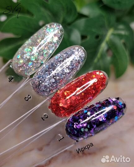 Искра для маникюра дизайн ногтей