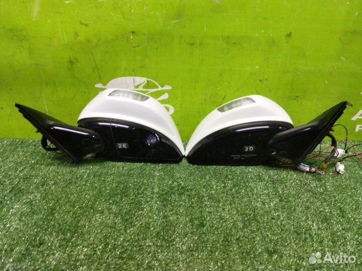 Зеркало nissan fuga Y50 VK45DE 2008 Перед. Лев. Белый