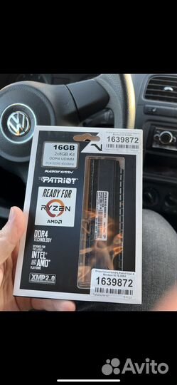 Озу Patriot viper 4 blackout 2x8 4000cl19