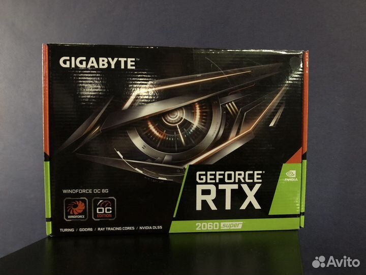 Видеокарта Gigabyte GeForce RTX 2060 super на 8gb