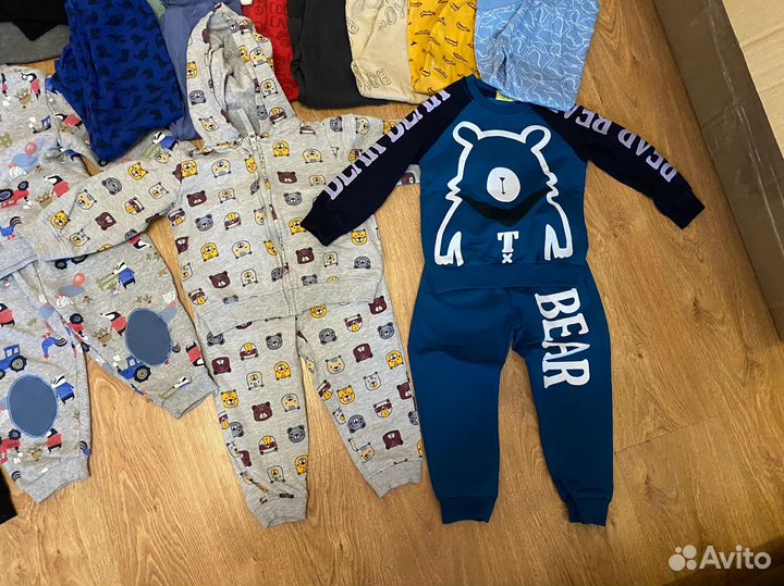 Большой пакет одежды на мальчика 86/92