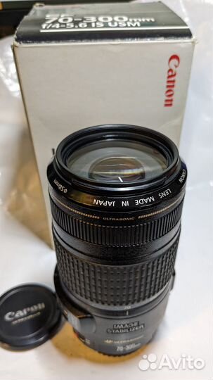 Canon EF 70-300 mm f/4-5.6 IS USM Made in Japan