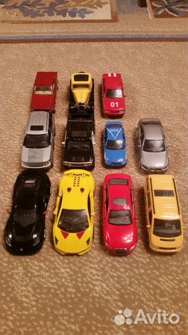 Модели автомобилей kinsmart и welly