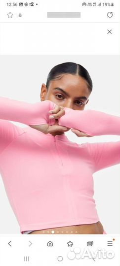 H&M DryMove топ блуза для спорта прогулок S (44)