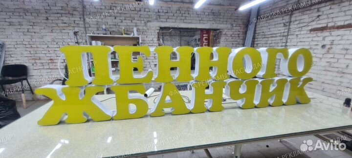 Изготовление вывески