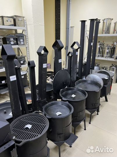 Печь для казана 4 мм на казан 12-50 литров