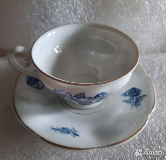 Старинная Чашка с блюдцем Hutschenreuther