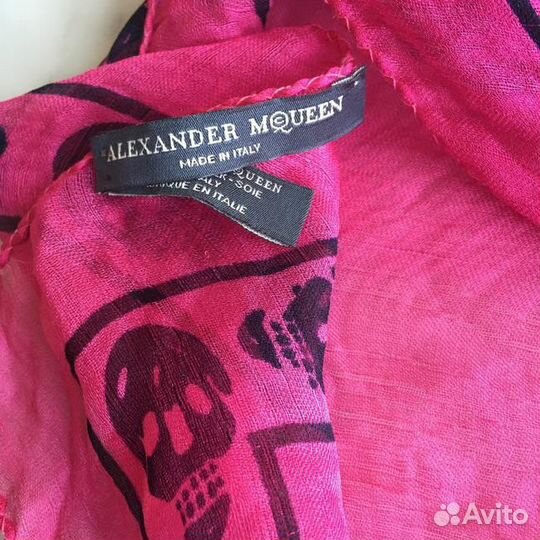 Alexander mcqueen шарф оригинал