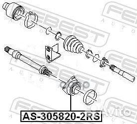 Подшипник приводного вала ford focus 98-05/mond