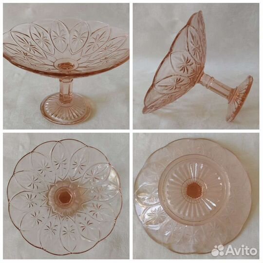 Посуда из цветного стекла, СССР