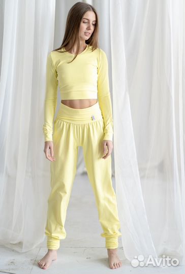 Костюм для йоги гаремы + топ