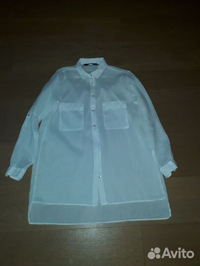 Рубашка женская Zara basic, р.44