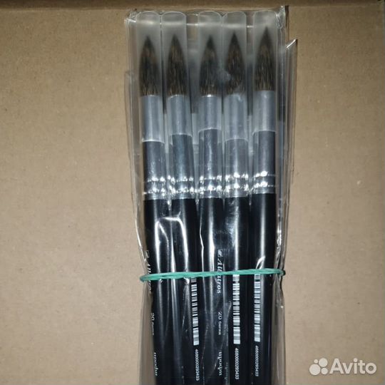 Кисть «профи» из волоса белки, круглые