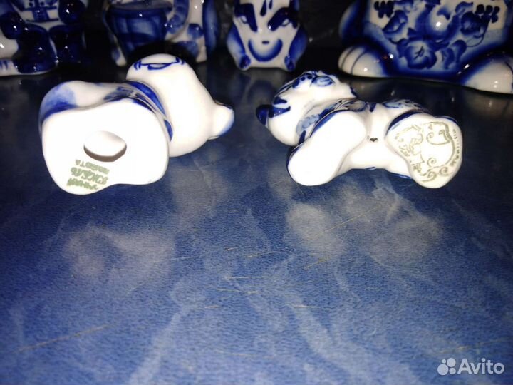 Гжель СССР и Цветной хрусталь