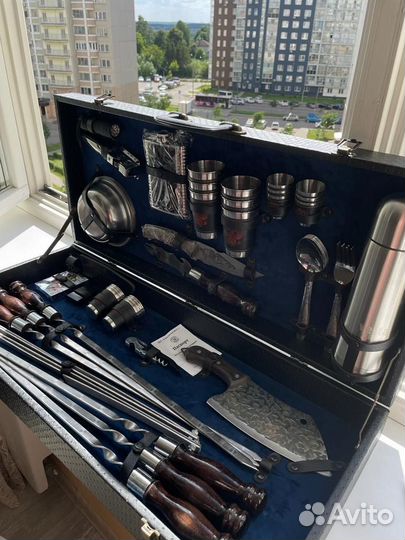 Шашлычный набор в кейсе