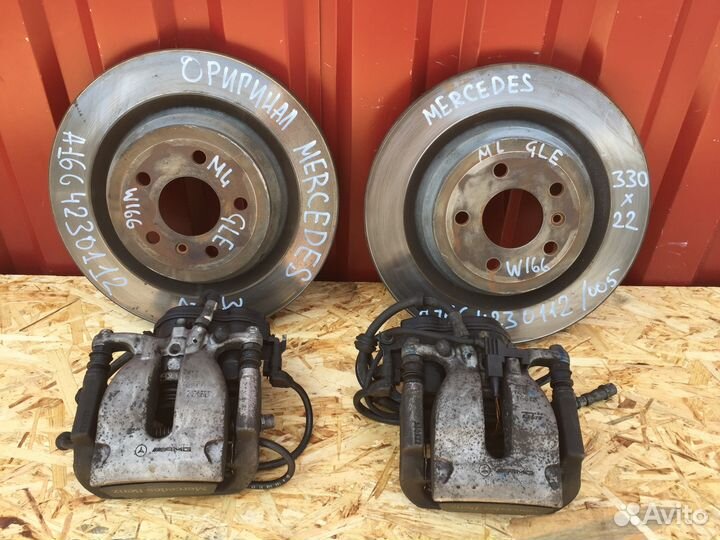 Задние тормоза AMG мерседес ML GLE W166 C292