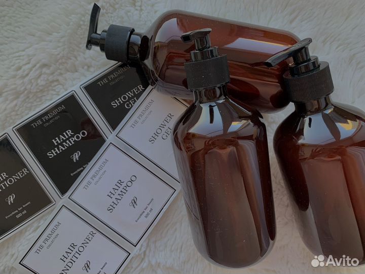 Набор дозаторов для ванной 500 мл новые