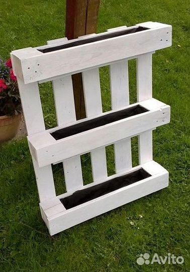 Вазоны (кашпо) в стиле паллет