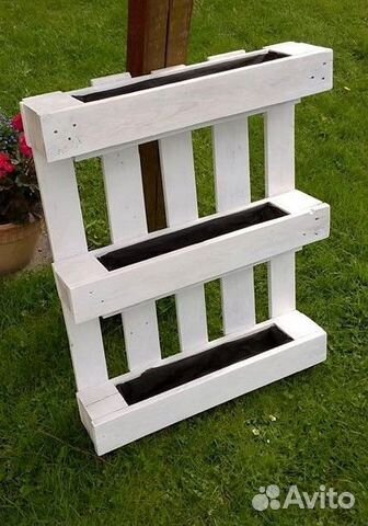 Вазоны (кашпо) в стиле паллет