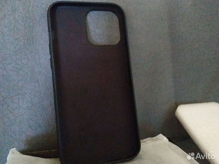 Чехол на iPhone 13 pro max из на натуральной кожи