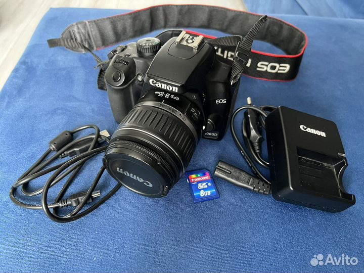 Зеркальный фотоаппарат canon eos 1000d