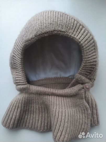 Шапка-шлем, капор весна/осень