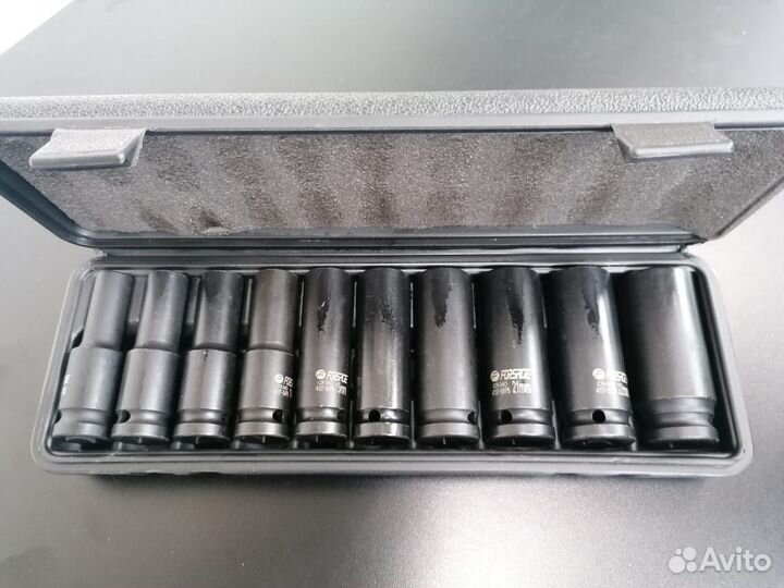 Набор головок ударных глубоких 1/2