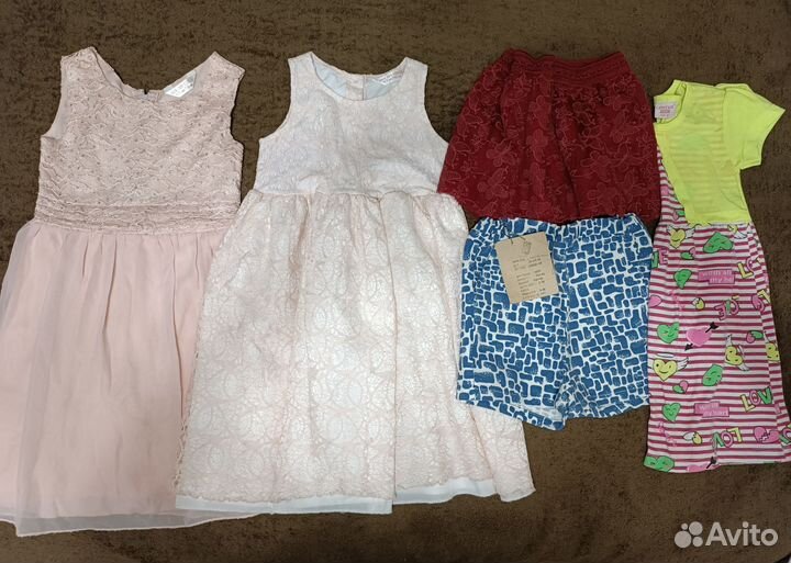Детские вещи пакетом на девочку 110-116