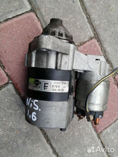 Стартер Ниссан Альмера Классик Примера П12 1.6 мкп