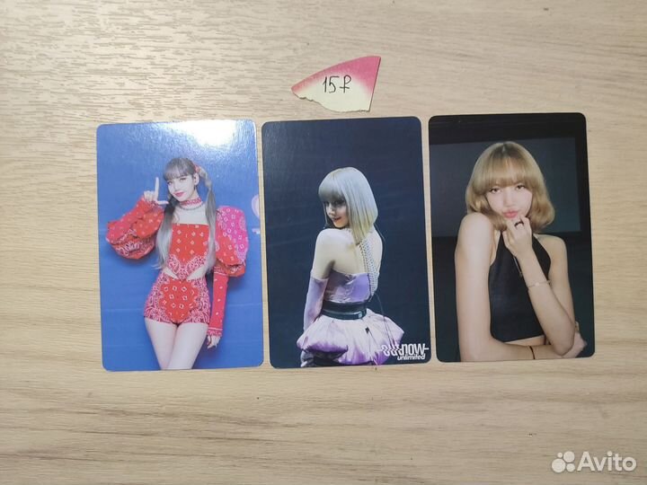 Карты Blackpink официальные Lisa