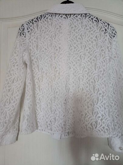 Блузка кружево д/дев, 140 см