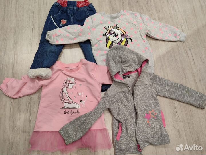 Вещи пакетом для девочки 110