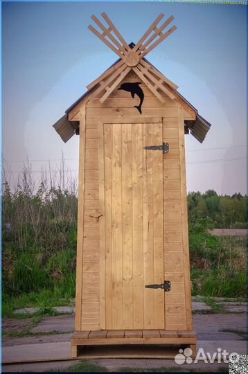 Уличный туалет с установкой