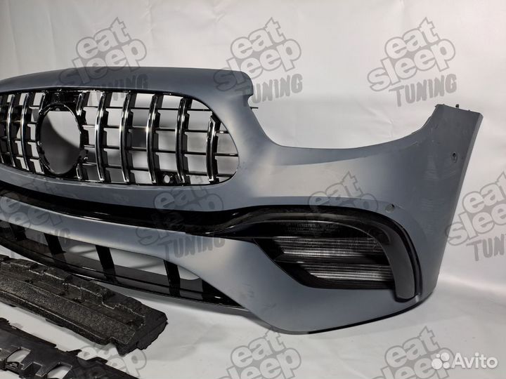 Передний бампер Mercedes w213 amg 6.3 рестайлинг