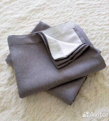 Шторы из рогожки блэкаута