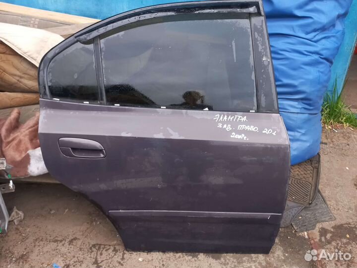 Дверь задняя левая, правая hyundai elantra 3 рест