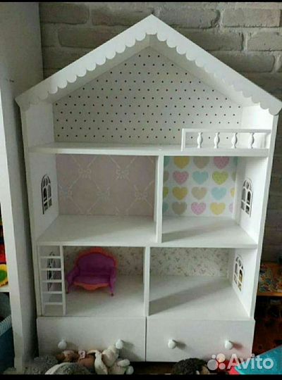 Домик кукольный Стеллаж детский