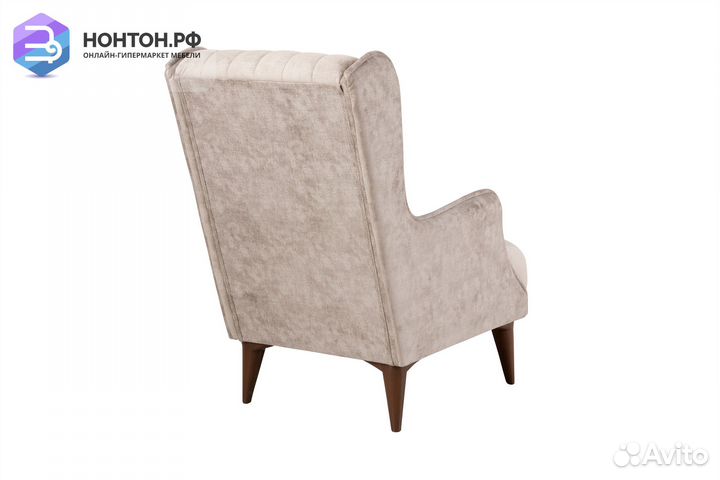 Кресло Болеро серо-бежевое