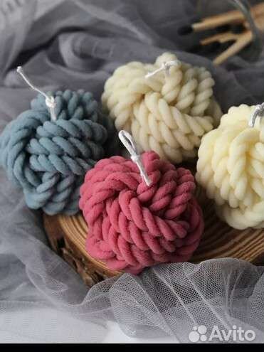 Ароматическая свеча ручной работы