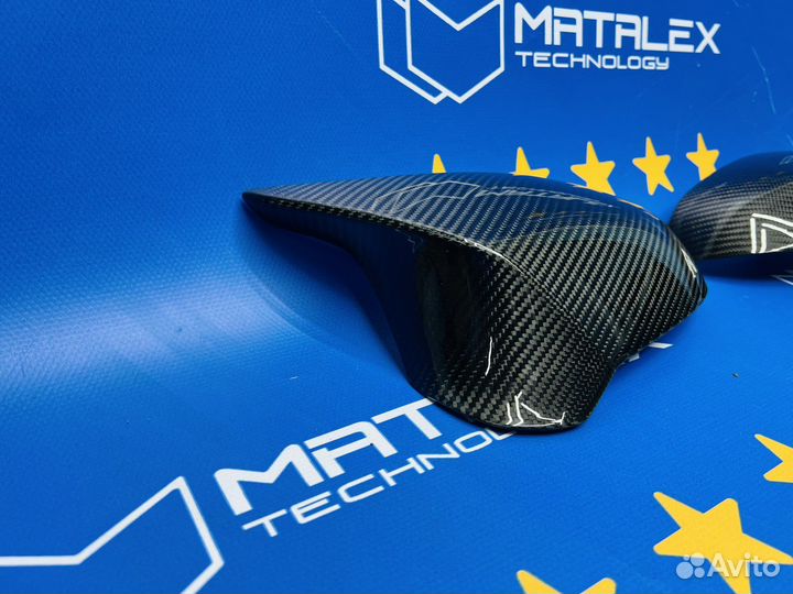 Накладки зеркал BMW F80 F82 F83 сухой карбон