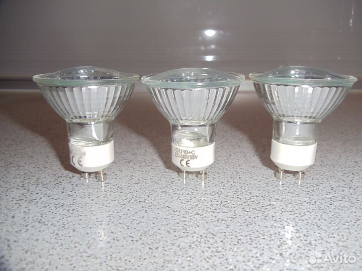 Лампочки GU10+C для встраиваемых светильников 220V
