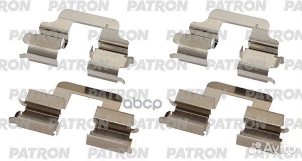 Комплект монтажный тормозных колодок дисковых F